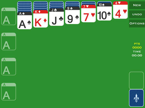 【免費遊戲App】Finger Solitaire - klondike game-APP點子