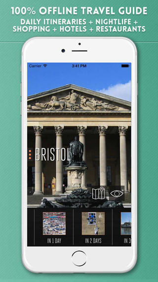 Bristol Travel Guide with Offline City Street Maps