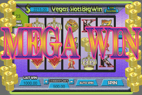 Vegas SlotsBigWin Casino With Blackjack and Roulette screenshot 3