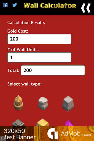 Calculator for Clash of Clans screenshot 3