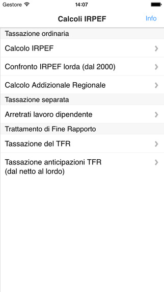 【免費財經App】Calcoli IRPEF-APP點子