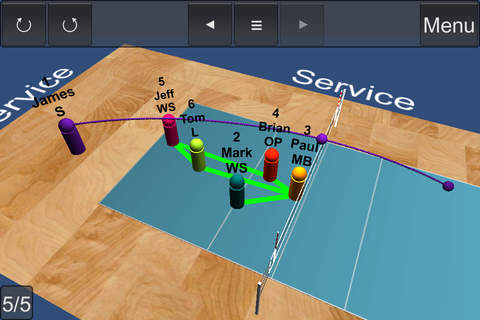 Volleyball TactiX 3D screenshot 2