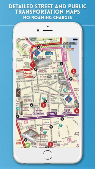 免費下載旅遊APP|Bordeaux Travel Guide with Offline City Street Maps app開箱文|APP開箱王