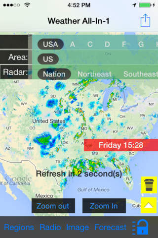 Louisiana/New Orleans/US Instant Radar Finder/Alert/Radio/Forecast All-In-1 - Radar Now screenshot 4