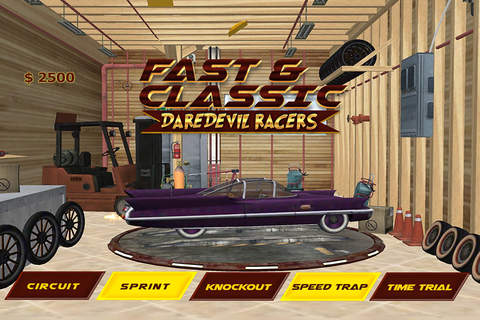 Fast & Classic Daredevil Racers - Beat the Crazy Rivals in this Speedy Vintage Car Racing game screenshot 4