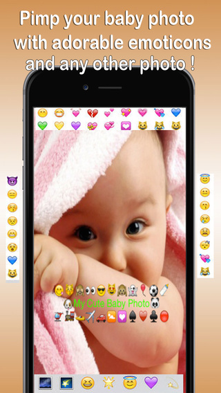 【免費生活App】Pimp Your Photo With Emoji - Make Up Photo with Emoticons (Pro Version)-APP點子