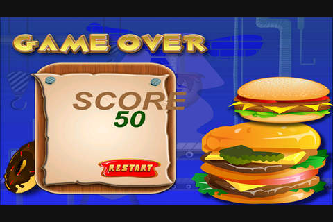 Fatboy Burger Catching Adventure 2015 Free screenshot 3