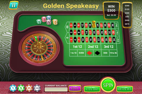 Golden Speakeasy Vintage Roulette - PRO - 20's Mafia Vegas Casino Game screenshot 2