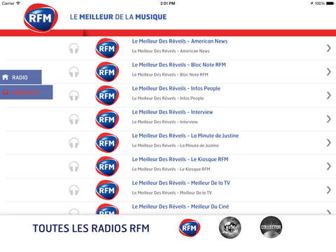 【免費音樂App】RFM : le meilleur de la musique-APP點子