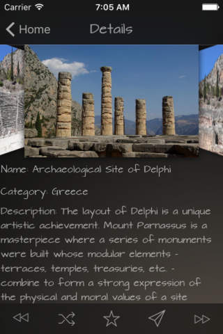 Greece Unesco World Heritage Info screenshot 4