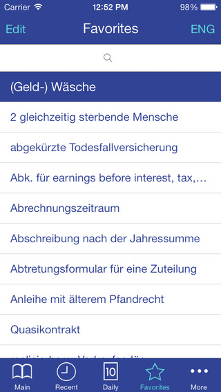 【免費商業App】English – German Finance, Banking and Accounting Dictionary. Englisch - Deutsch Finanz-, Bank- & Rechnungswesen Wörterbuch-APP點子