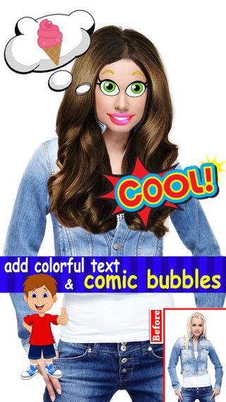 【免費攝影App】Cartoon Yourself - Photo Editor And Anime Face Maker With Funny Custom Stickers-APP點子