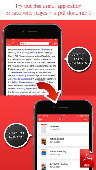 【免費新聞App】PDF Converter ( convert your favor sites in PDF file for offline use )-APP點子