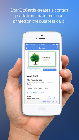 【免費商業App】ScanBizCards Lite Business Card Scanner + Reader-APP點子