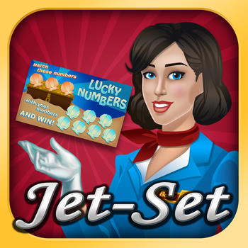 Jet-Set Scratch-Off Ticket Lottery And Slots Casino For Virtual Rewards and Prizes LOGO-APP點子