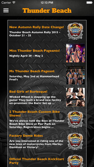 【免費生活App】Thunder Beach Motorcycle Rally-APP點子