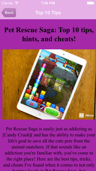 【免費書籍App】Guide for Pet Rescue Saga - All New Levels,Videos,Strategy,Tricks,Tips,Walkthrough-APP點子