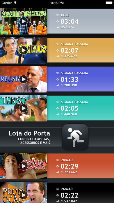 Captura de tela do iPhone 1