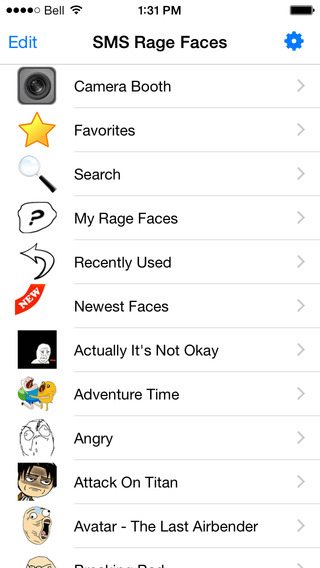 Captura de pantalla del iPhone 4