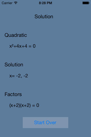 Solve Quadratics screenshot 3
