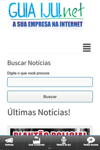 GuiaIjui.Net - Notícias, Negócios, Sites e Guia Comercial de Ijuí screenshot 2
