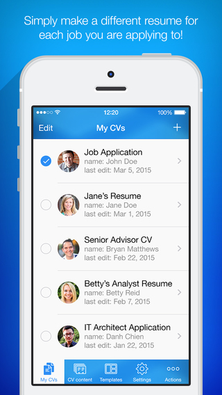 【免費商業App】Resume Maker - Pro CV Designer-APP點子