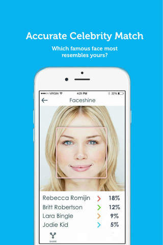 Faceshine - How hot/ugly are you? How old do you look? What Celebrity do you look like? screenshot 3