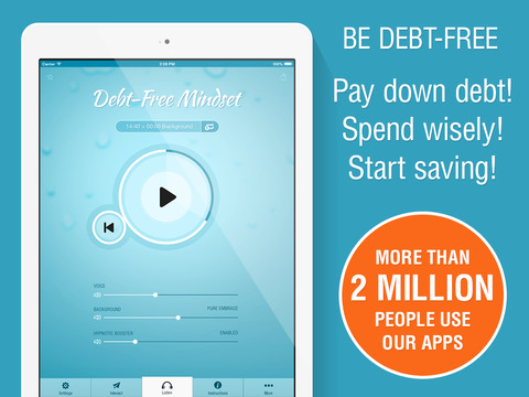 【免費財經App】Debt-Free Mindset Hypnosis - FREE Guided Meditation to Budget Your Personal Finances, Pay Off Your Credit Card Bills and Start Saving Money-APP點子