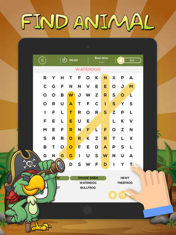 免費下載遊戲APP|Word Search Animals Educational For Kids app開箱文|APP開箱王