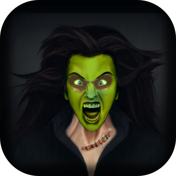 A Halloween Witches Photo Booth Maker - Scary Picture Makeover w/ Skeleton & Corpse LOGO-APP點子