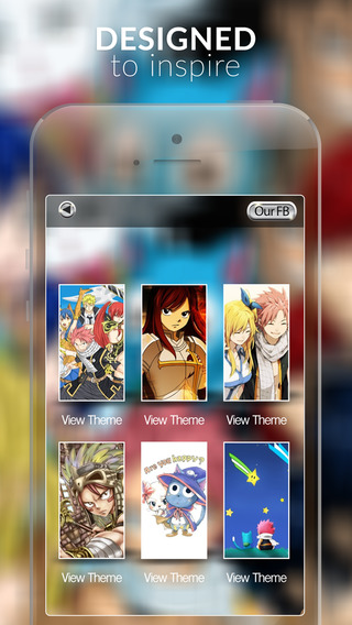 Manga and Anime Wallpapers : Gallery Themes Screen For FairyTail Edition