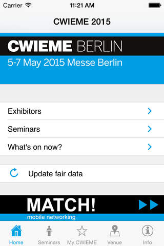 CWIEME Berlin 2015 – Official CWIEME Mobile Guide screenshot 2