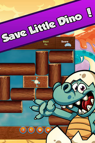 Save Little Dino - Puzzle Game for Kids screenshot 3
