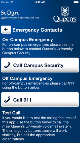 【免費教育App】SeQure - Queen's University Student Safety App-APP點子