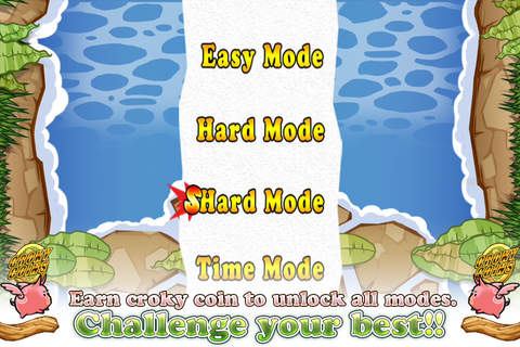 Croky And Piggy Go Rush -the most exciting crocodile arcade game in your mobile device- "鱷魚吃小豬 加強版" screenshot 2