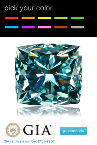 Diamwill Fancy Colored Diamonds screenshot 2