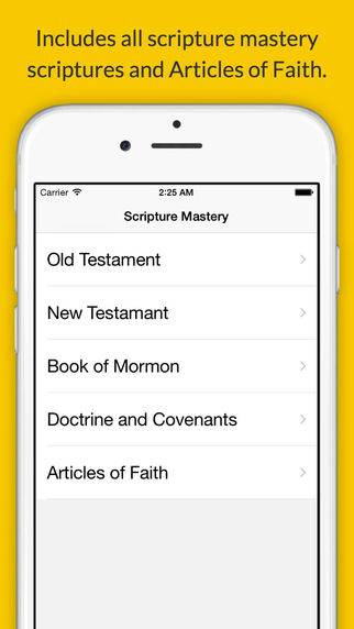 LDS Seminary Scripture Mastery