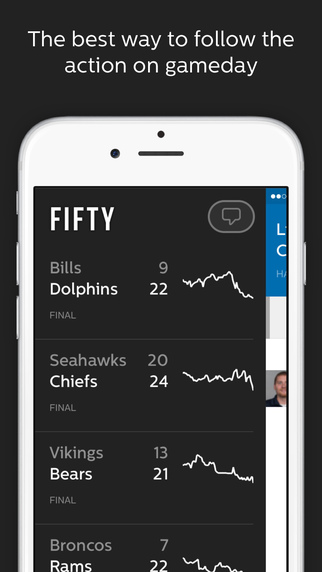 Fifty — The best way to follow pro football on gameday