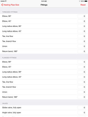 【免費生產應用App】Heating Pipe Size: pipe sizing & pressure drop calculation for hydronic heating & cooling systems-APP點子