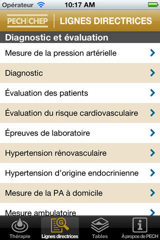 CHEP Canadian Hypertension Recommendations screenshot 3