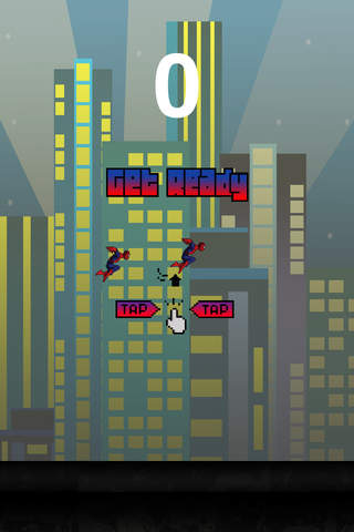 Flappy Spiderman version screenshot 2