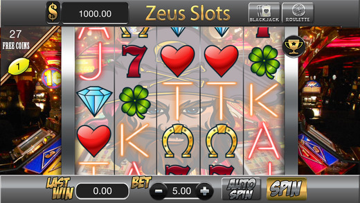 AAA Zeus Slots - Free Games Mania