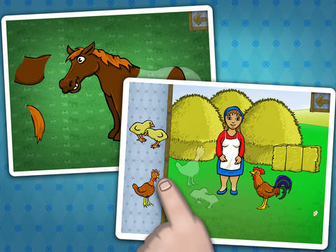 【免費教育App】Farm animals puzzle game for toddlers-APP點子