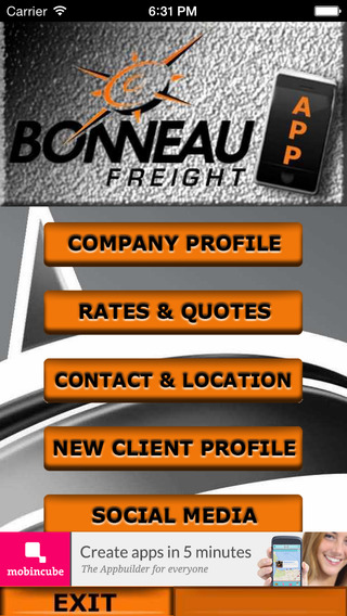 【免費生產應用App】BONNEAU FREIGHT-APP點子