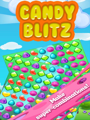 【免費遊戲App】Candy Blitz - Lollipop Candied Match-3 Puzzle Crush Game-APP點子