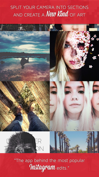 【免費攝影App】Split Pic Collage Maker, Photo Editor & Blender : Best Filter Edits Plus Awesome Layout FX-APP點子
