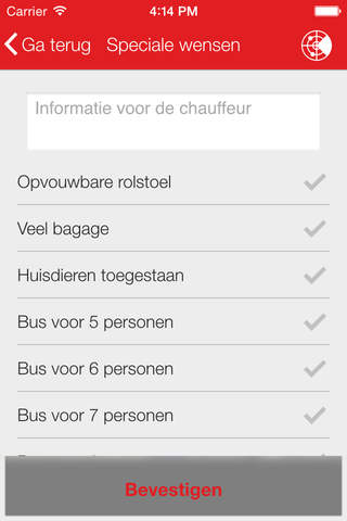 TCA Taxi Amsterdam screenshot 3