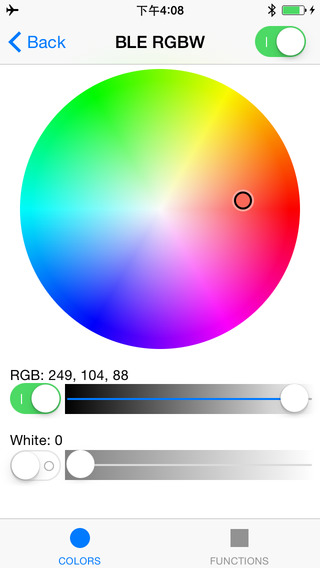 【免費工具App】BLE RGBW-APP點子