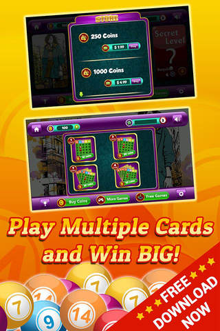 Bingo Lady Blitz - Practise Your Casino Game and Daubers Skill for FREE ! screenshot 3