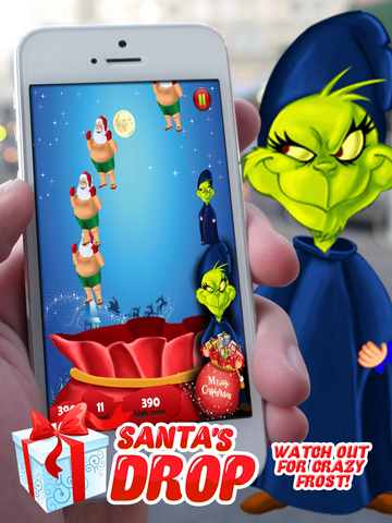 【免費遊戲App】Santa's Drop Pro ~ An Educational Christmas Game for Kids and Candy Sticks-APP點子